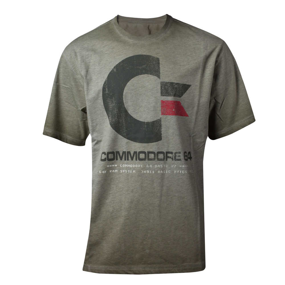 Commodore 64 - 64K Vintage Mens Tshirt - Green